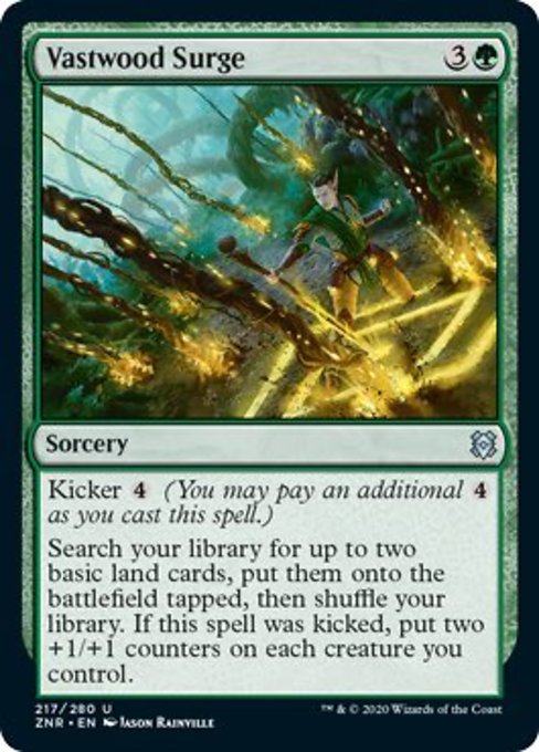 Vastwood Surge (Zendikar Rising) Light Play