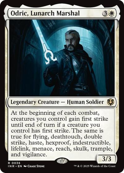 Odric, Lunarch Marshal (Innistrad Remastered) Light Play
