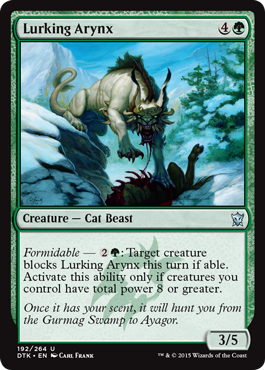 Lurking Arynx (Dragons of Tarkir) Light Play