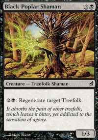 Black Poplar Shaman (Lorwyn) Light Play