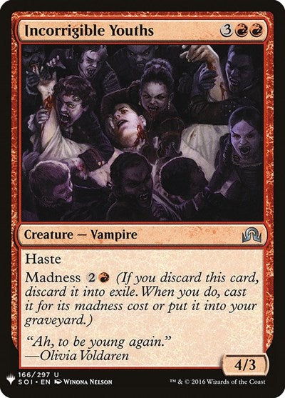 Incorrigible Youths (Mystery Booster) Light Play