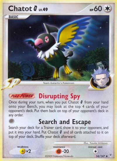 Chatot G (Supreme Victors) Light Play