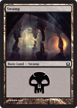 Swamp (260) (Return to Ravnica) Light Play
