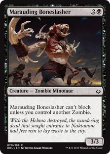 Marauding Boneslasher (Hour of Devastation) Light Play
