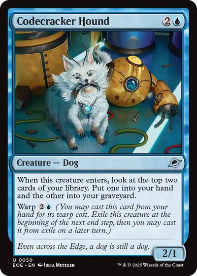 Codecracker Hound (Edge of Eternities) Light Play Foil