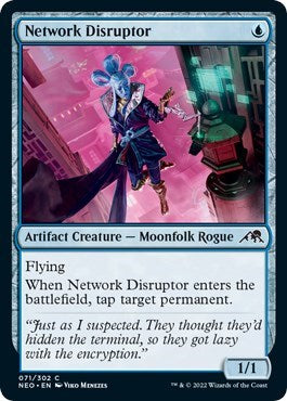 Network Disruptor (Kamigawa: Neon Dynasty) Light Play Foil