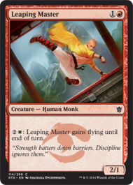 Leaping Master (Khans of Tarkir) Light Play