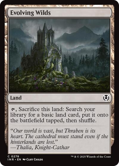 Evolving Wilds (Innistrad Remastered) Light Play