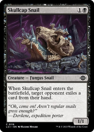 Skullcap Snail (The Lost Caverns of Ixalan) Light Play