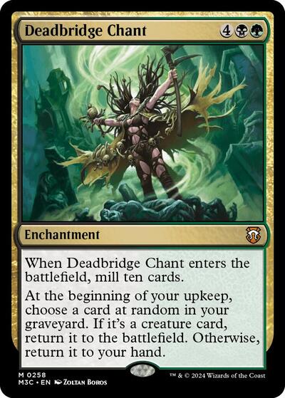 Deadbridge Chant (Commander: Modern Horizons 3) Light Play