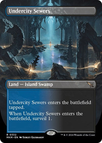Undercity Sewers (Borderless) (Murders at Karlov Manor) Near Mint Foil