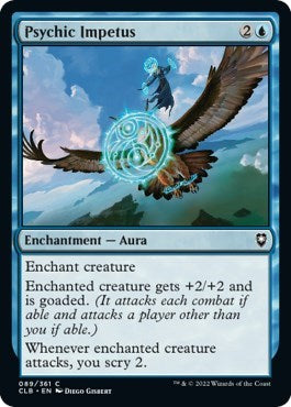 Psychic Impetus (Commander Legends: Battle for Baldur's Gate) Light Play