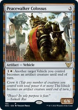 Peacewalker Colossus (Commander: Kamigawa: Neon Dynasty) Light Play