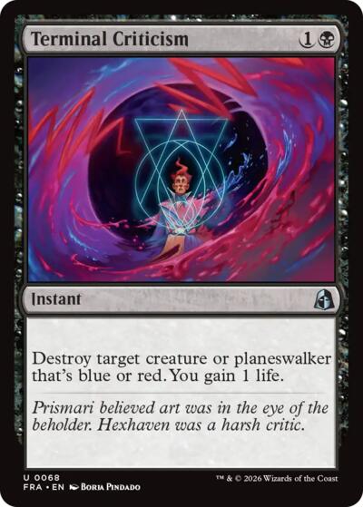 Terminal Criticism (Reality Fracture) Light Play