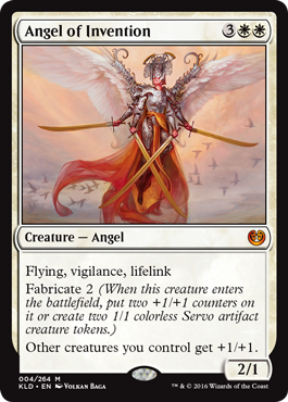 Angel of Invention (Kaladesh) Light Play Foil