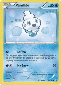 Vanillite (XY - BREAKthrough) Heavy Play