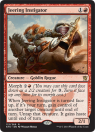 Jeering Instigator (Khans of Tarkir) Light Play