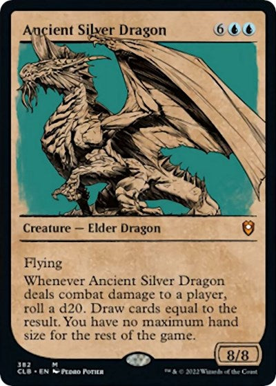 Ancient Silver Dragon (Showcase) (Commander Legends: Battle for Baldur's Gate) Near Mint