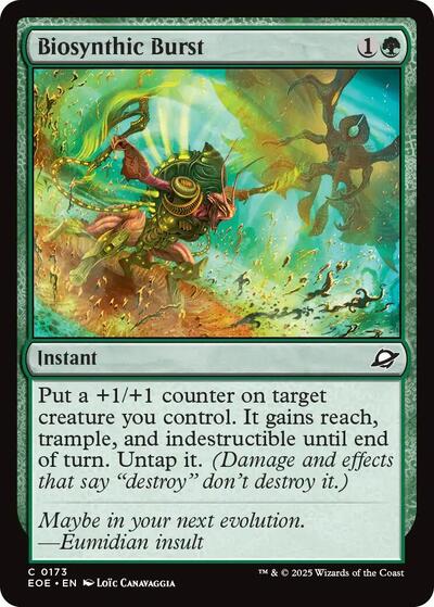 Biosynthic Burst (Edge of Eternities) Light Play
