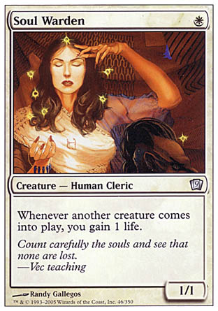 Soul Warden (9th Edition) Light Play