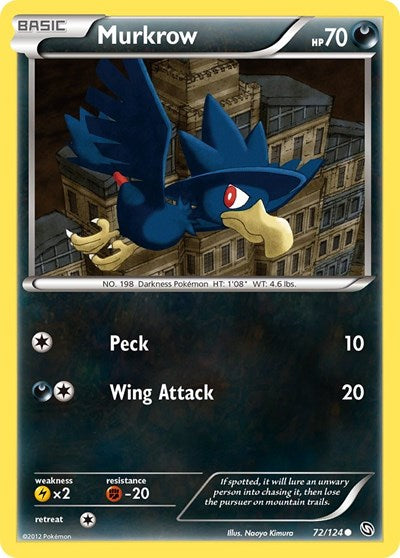 Murkrow (Dragons Exalted) Light Play Reverse Holofoil