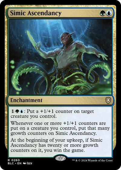 Simic Ascendancy (Commander: Bloomburrow) Light Play