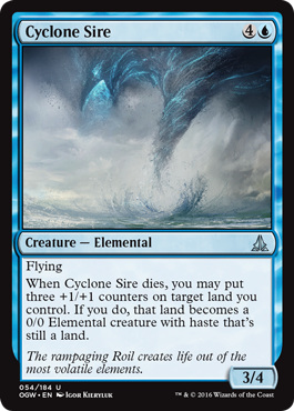 Cyclone Sire (Oath of the Gatewatch) Light Play Foil