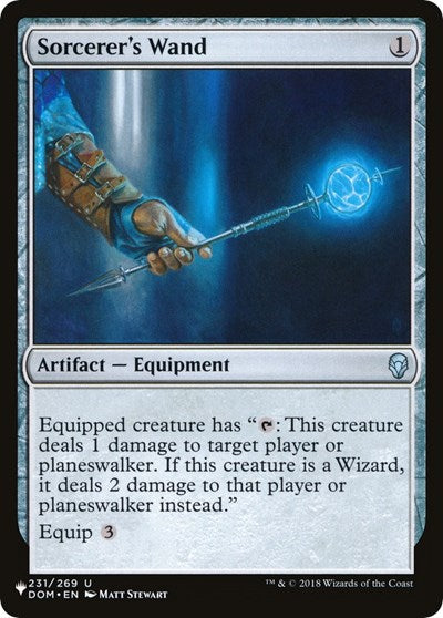 Sorcerer's Wand (The List) Light Play