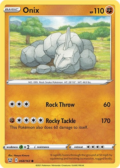 Onix (SWSH05: Battle Styles) Light Play