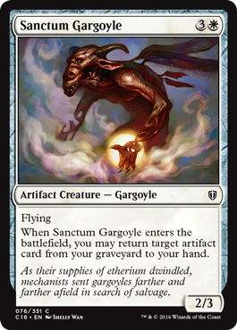 Sanctum Gargoyle (Commander 2016 Edition) Heavy Play
