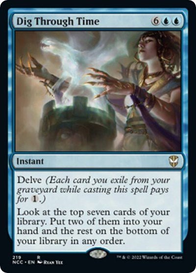 Dig Through Time (Commander: Streets of New Capenna) Light Play