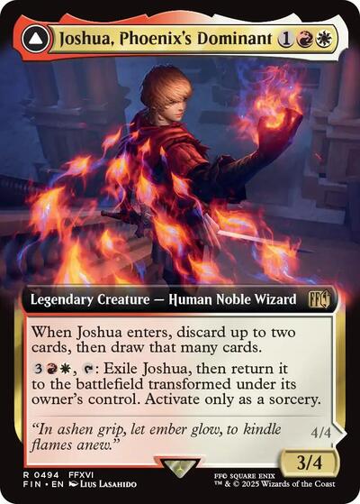 Joshua, Phoenix's Dominant (Extended Art) (Universes Beyond: FINAL FANTASY: Through the Ages) Light Play