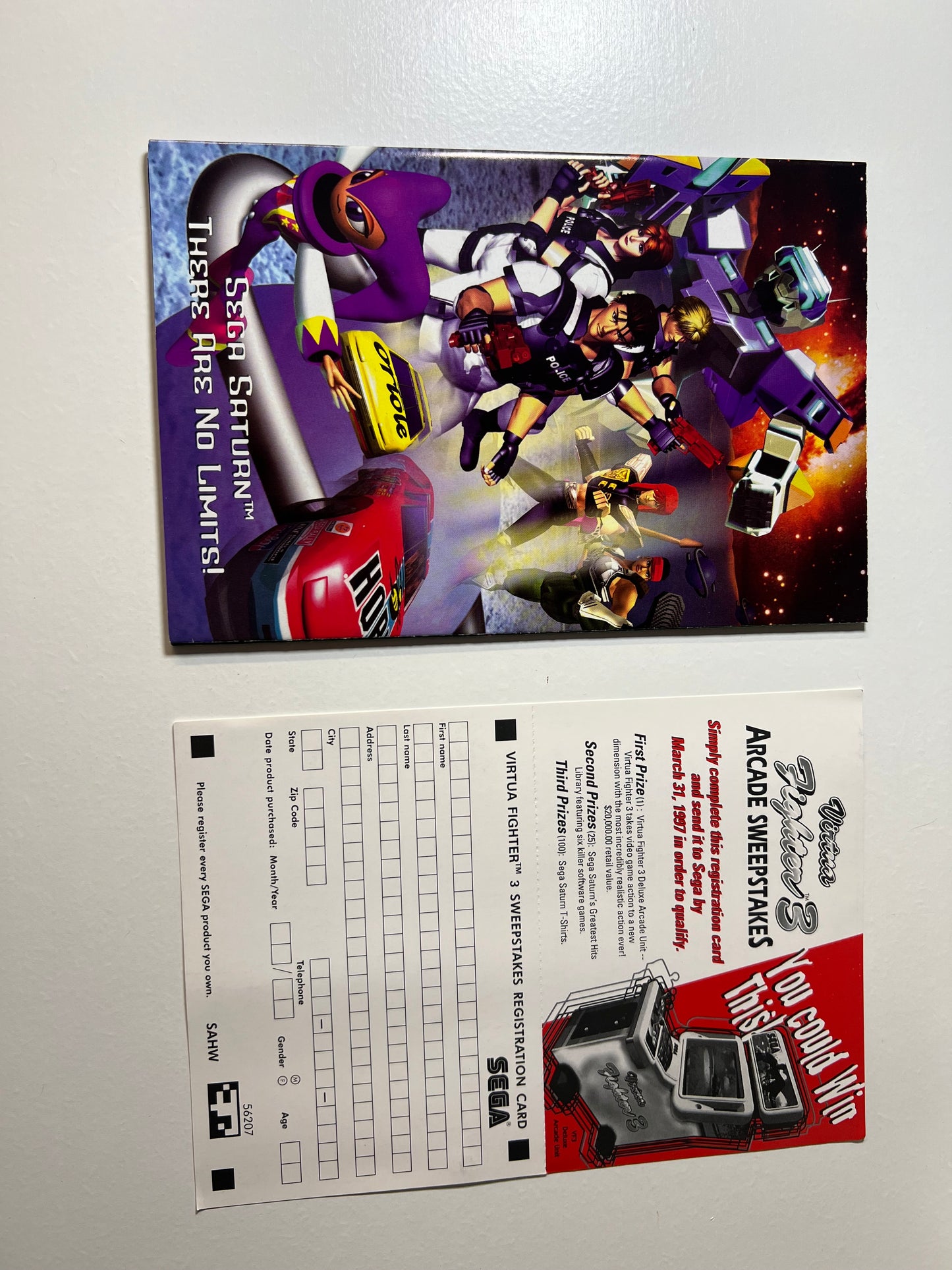 3 Free Game Pack [Virtua Cop, Virtua Fighter 2, Daytona USA] (Sega Saturn)