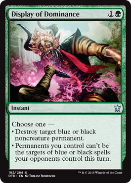 Display of Dominance (Dragons of Tarkir) Light Play Foil