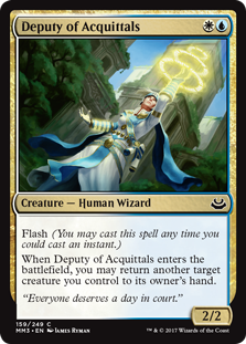 Deputy of Acquittals (Modern Masters 2017) Light Play