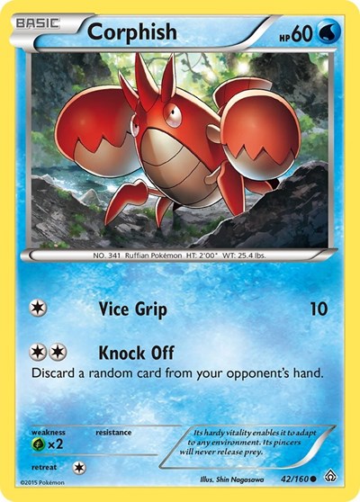 Corphish (XY - Primal Clash) Light Play