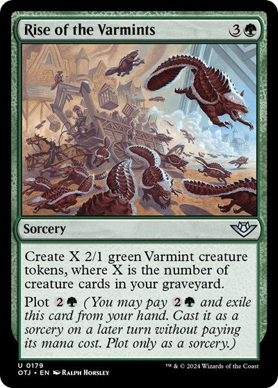 Rise of the Varmints (Outlaws of Thunder Junction) Light Play Foil