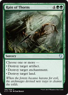 Rain of Thorns (Commander 2017) Light Play