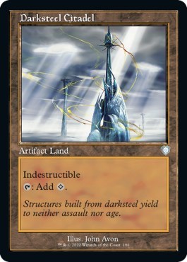 Darksteel Citadel (Commander: The Brothers' War) Light Play