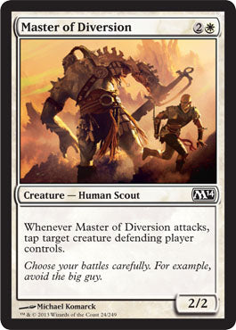 Master of Diversion (Magic 2014 Core Set) Light Play