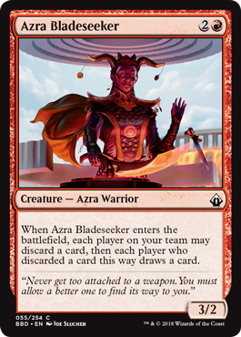 Azra Bladeseeker (Battlebond) Light Play