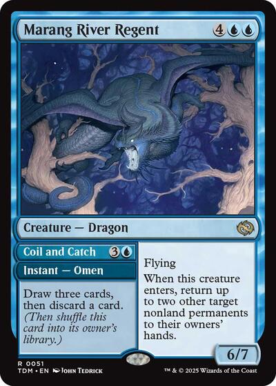 Marang River Regent (Tarkir: Dragonstorm) Light Play Foil