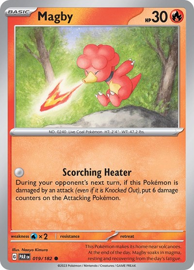 Magby - 019 (Scarlet and Violet: Paradox Rift) Light Play