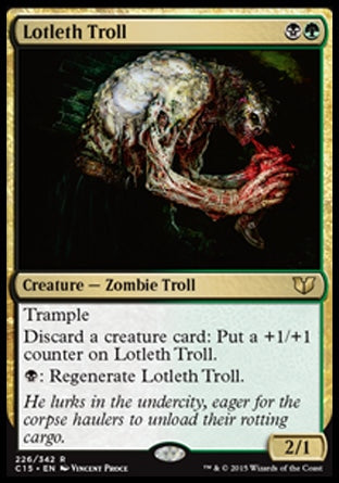 Lotleth Troll (Commander 2015) Medium Play