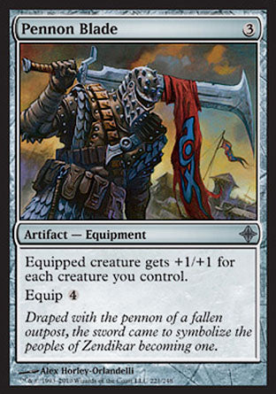Pennon Blade (Rise of the Eldrazi) Light Play