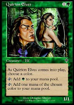 Quirion Elves (Invasion) Medium Play