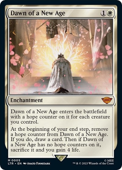 Dawn of a New Age (Universes Beyond: The Lord of the Rings: Tales of Middle-earth) Light Play Foil