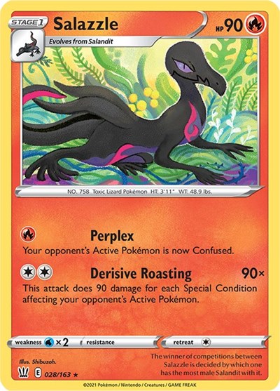 Salazzle (SWSH05: Battle Styles) Light Play