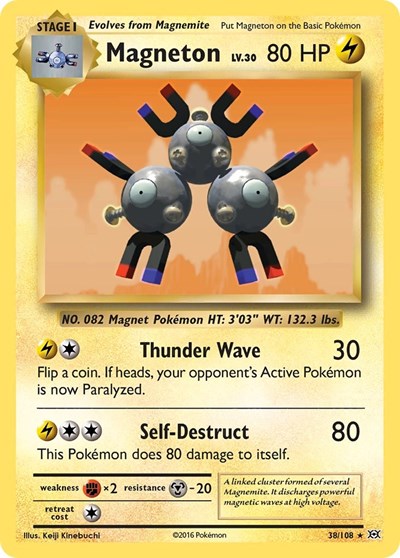 Magneton (XY - Evolutions) Medium Play Holofoil