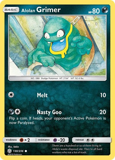 Alolan Grimer (SM - Cosmic Eclipse) Light Play